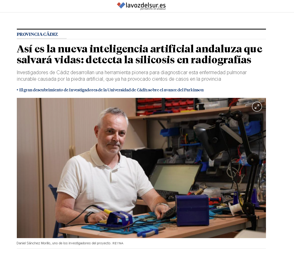 Así es la nueva inteligencia artificial andaluza que salvará vidas: detecta la silicosis en radio...